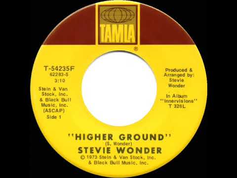 1973 HITS ARCHIVE: Higher Ground - Stevie Wonder (a #1 record--stereo 45 single version)