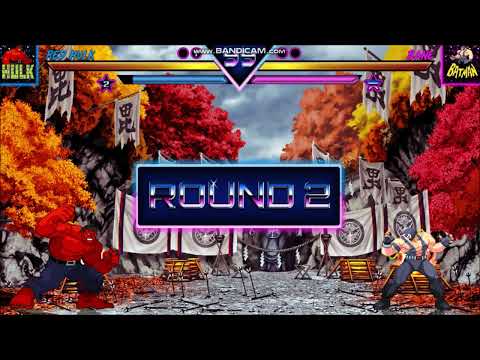 RETRO STARZ MUGEN (BETA 1.4): RED HULK VS BANE