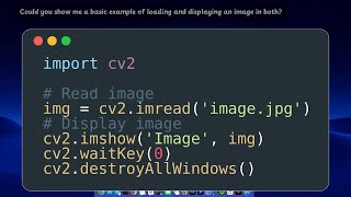 OpenCV vs SimpleCV