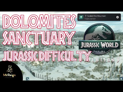 Jurassic World Evolution 3 Jurassic Difficulty Challenge Dolomites Sanctuary 5 Star Tutorial