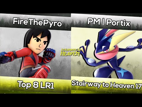 FireThePyro (Mii Brawler) vs. PM | Portix (Greninja) | Stairway to Heaven #17 | Smash Ultimate Top 8