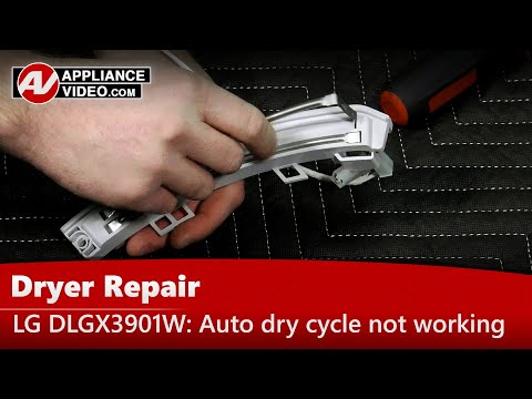 Dryer Repair - Auto Dry Cycle Not Working - Moisture Sensor - Troubleshooting & Diagnostics