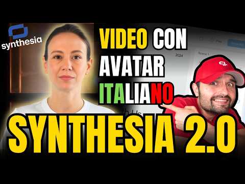 CREARE VIDEO con AVATAR AI (SYNTHESIA 2.0 TUTORIAL)