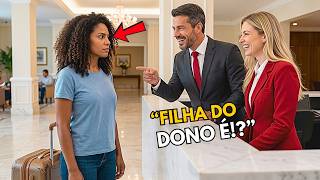 O Gerente Expulsou A Garota Simples Do Hotel… Até Ela Voltar Como A Nova Dona E Demiti-Lo