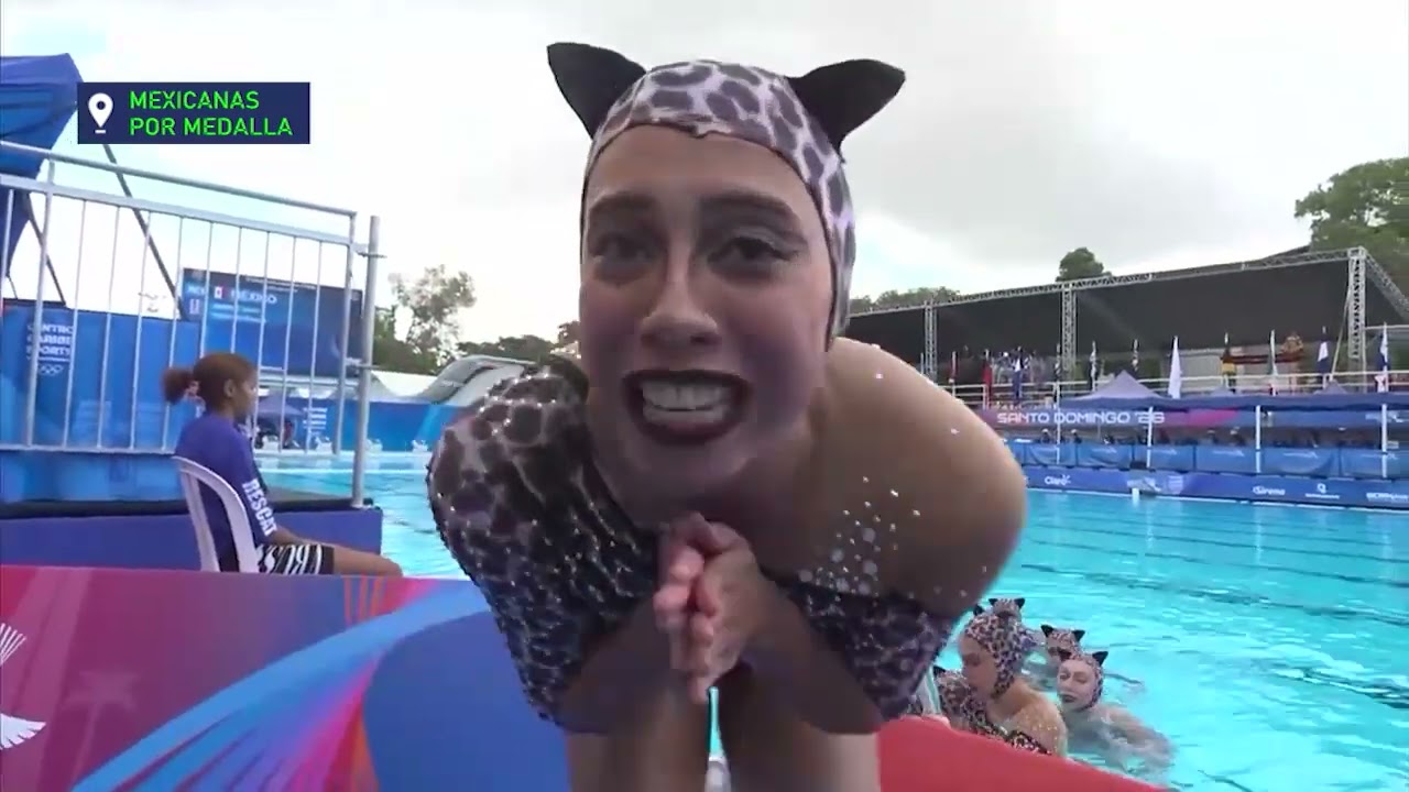¡Suena el HIMNO NACIONAL MEXICANO! EQUIPO ACROBÁTICO de NATACIÓN ARTÍSTICA se lleva el ORO