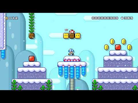 Super Mario Maker 2 - Snow Levels #1