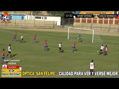 Sport Victoria 1-5 Carlos A Mannucci resumen completo de goles SEGUNDA DIVISIÓN 2018