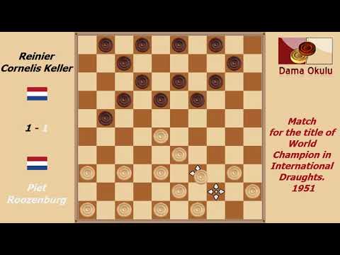 8. Piet Roozenburg - Reinier Cornelis Keller. WK-match 1951.