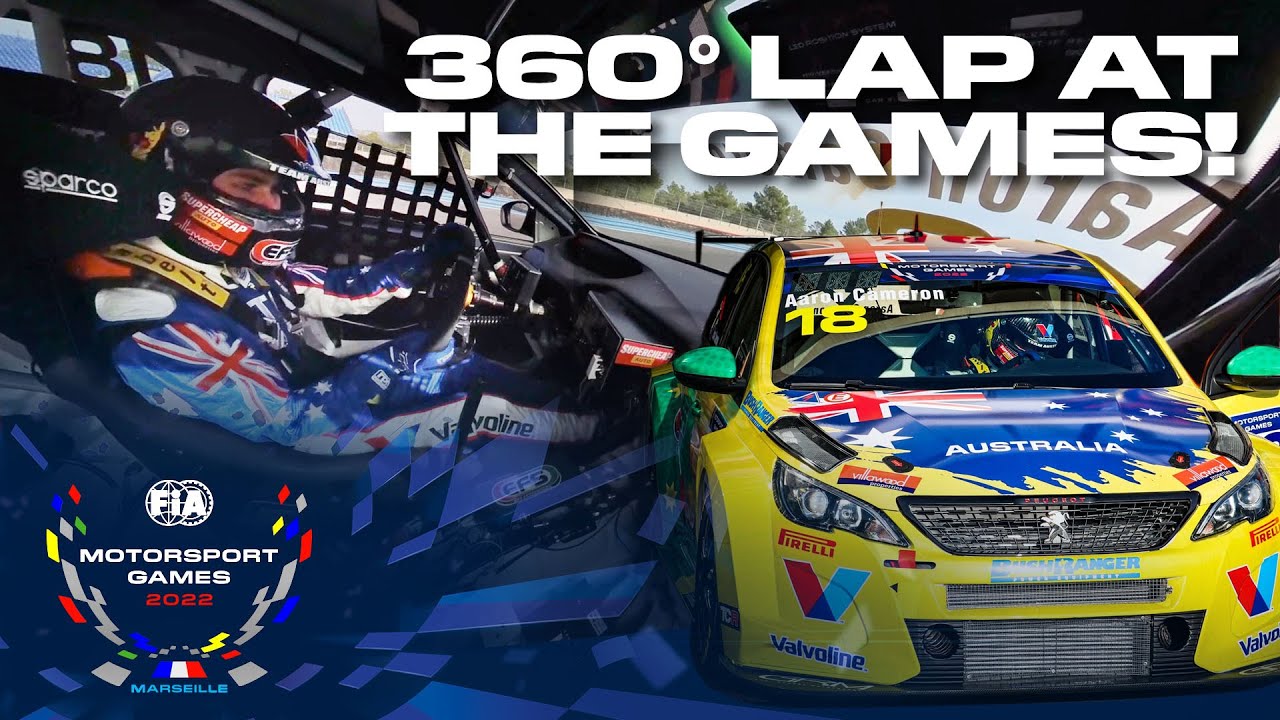 360° wild touring car onboard lap!