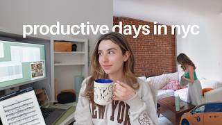 spend 48 hours with me in nyc ✨ productive days at home & a musical reading