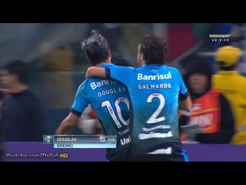 Gol de Douglas, Grêmio 1 x 0 Cruzeiro - Brasileirão 01/07/2015
