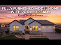 Fully Furnished Model Home with Pool for Sale! [Living in Arizona| Blossom Rock | David Weekley]