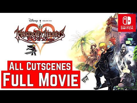 KINGDOM HEARTS 358/2 Days (HD Remastered cinematics) (Cloud) Full Movie (all cutscenes)