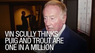 Vin Scully Thinks Puig and Trout are One In a Million