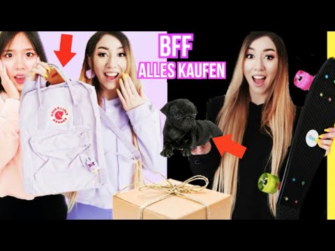 LAN darf Alles KAUFEN in der FARBE schwarz lila was ICH trage (BFF quarantäne SWAP paket)