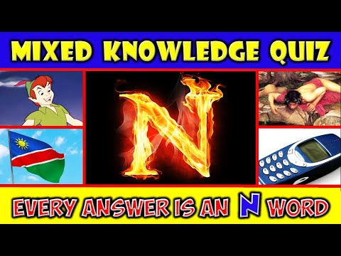 ALPHABET QUIZ (Alphabet Series - Letter N)🔤
