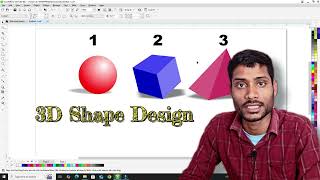 Coreldraw X12 Tutorial - Basic Shapes (3D)