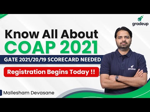 Know All About COAP 2021| Registration Begins Today | Know Every detail By Mallesham Sir