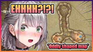Noel's Reaction to This Oddly Shaped Map Is Priceless【Hololive】