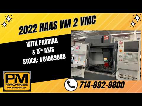 2022 HAAS VM-2 Vertical Machining Centers | PM Machines (1)