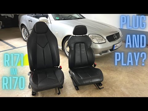 R171 seats in the R170 SLK | Is that possible? | Great interior upgrade | Mercedes SLK 230 Kompre...