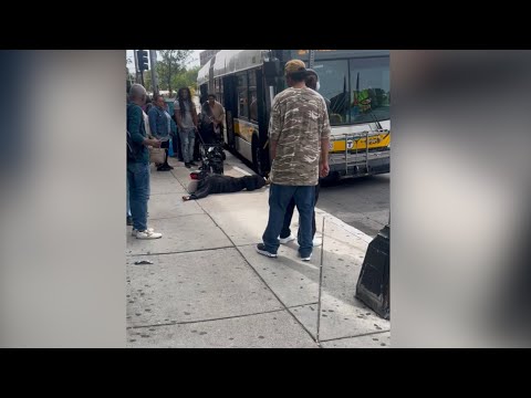 New video shows moments before and after older woman is shoved off bus in Boston