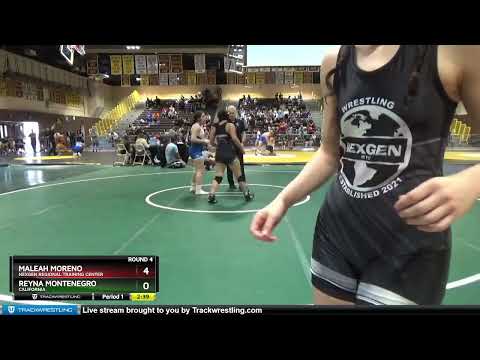144 Lbs Round 4 - Maleah Moreno, NexGen Regional Training Center Vs Reyna Montenegro, California F