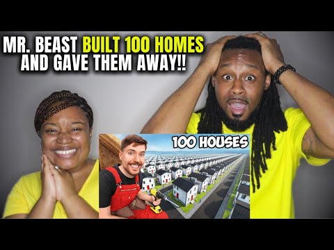 Mr. Beast Built 100 Homes And Gave Them Away! | The Demouchets REACT