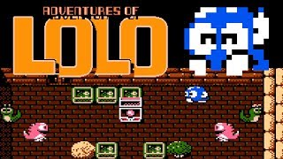 Adventures of Lolo (NES) version | full game completion session 🎮