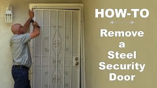 How-To:  Remove a Steel Security Door