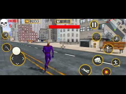 Miami Spider Robot Hero - Real Gangster Game 🤯Mission - 11🤯