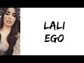 Lali - Ego (letra)