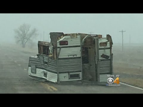 Severe Wind & Snow Shut Down Interstate 70 On Eastern Plains