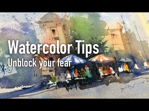 Best Watercolor Tips and working session for beginner's