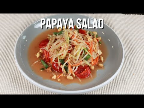 Authentic Thai Papaya Salad (Som Tum) Easy and Refreshing Recipe
