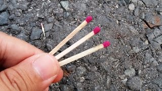 3 Cool Explosion Experiments with Matches You May Not Know