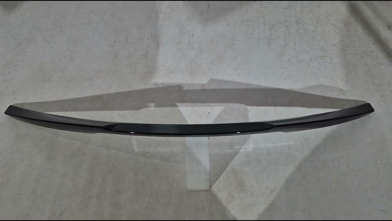 BMW 1 серия E81/E82/E87/E88 2004-2011 гг. Спойлер M4-Style (для E82, черный глянец) Video 1