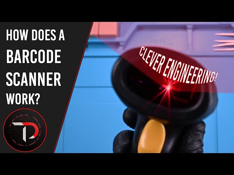 How does a barcode scanner work?