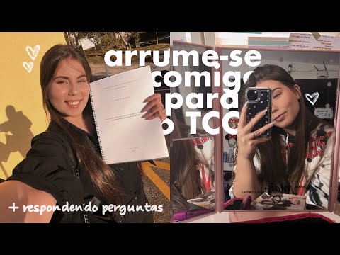 ⛅️ grwm | arrume-se comigo para apresentar o TCC + respondendo perguntas ✨🎓