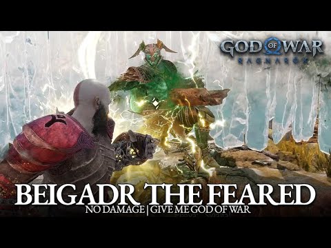 God of War Ragnarok - Beigadr the Feared Boss Fight (No Damage / GMGOW)
