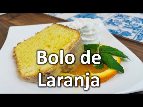 Zesty Portuguese Orange Cake Recipe - How To Make A Delicious Bolo De Laranja #portuguesefood