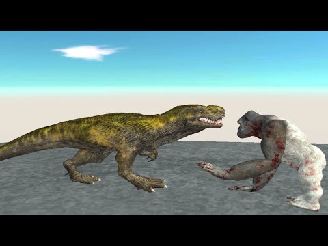 TIREX VS GORO THE GIANT - Animal Revolt Battle Simulator
