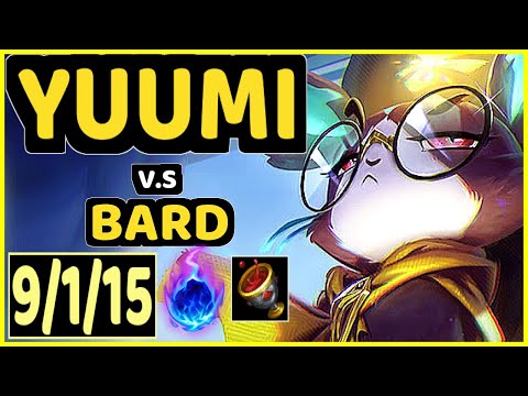 YANG (YUUMI) vs BARD - 9/1/15 KDA BOTTOM SUPPORT GAMEPLAY - BR Ranked GRANDMASTER
