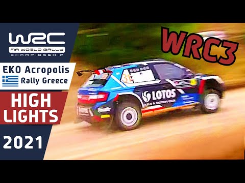 WRC3 Highlights Day 2 : WRC EKO Acropolis Rally Greece 2021. End of Day 2 Results