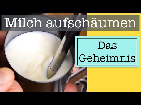 Milk steaming: The secret of perfect milk texture for latte art (silky microfoam at home)