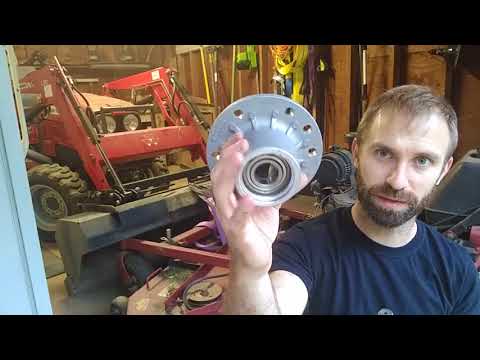 60\\" Exmark Turf Tracer mower blade spindle / housing replacement
