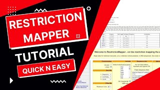 Restriction Mapper tool | Bioinformatics | Tutorial