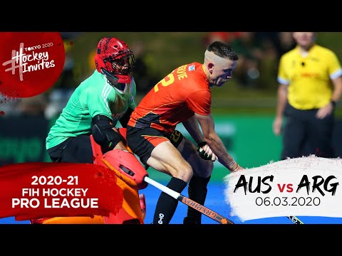 Replay: 2020-21 FIH Hockey Pro League: Australia vs Argentina, Game 1