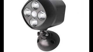 InnooTech LED 8 Watt Sicherheitslicht Bewegungsmelder Spotlight 500 Lumen PIR-Sensor