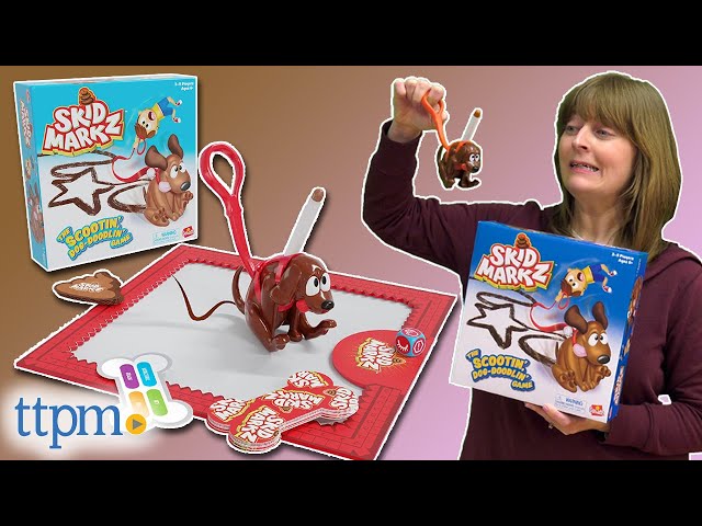 Vídeo relacionado con Goliath Games - Skid Markz, The Scootin, Dog-Doodlin Game para niños, para 3-9 Jugadores a Partir de 6 años